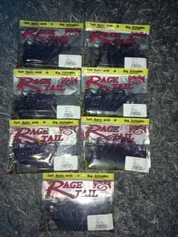 7 Strike King Rage Ned Craw 2 3/4” Soft Plastic Craw 9pk Bass Finesse Ned Bait - Thumbnail 1