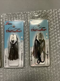 4 Z-Man Original ChatterBait Sexy Shad,Perch, Pumpkin Lure Lot EZ-Skirt Fishing - Thumbnail 3