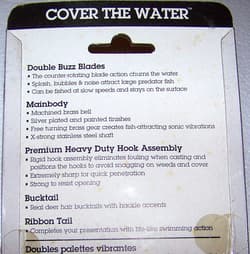 Discontinued Blue Fox Buzzer, Double Musky Buzz, Super Vibrax, 10" Buzzbait - Thumbnail 3