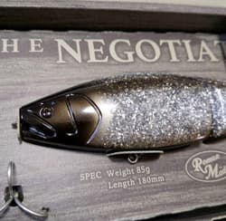 Roman Made Negotiator Limited Color Glitter Black Fishing Bait Swimbait  JP New - Thumbnail 3