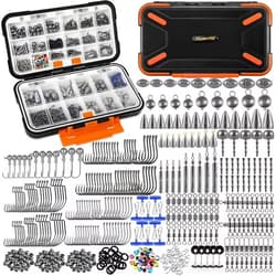 PLUSINNO Fishing Accessories Kit, Organized Fishing Tackle Box - Thumbnail 1