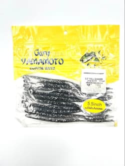 Fish Arrow Gary Yamamoto Fall Shaker 5.5” Soft Plastic Worm Bass Lure 3 Pack - Thumbnail 2