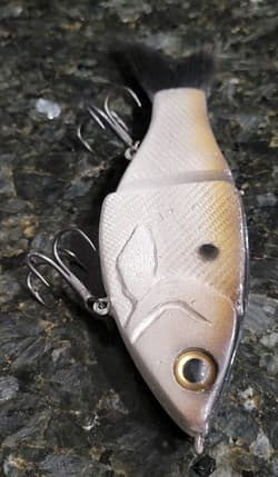Clutch Swimbaits OG Glide 7.5" - Dirty Gizzard - Glide Bait / Swimbait - Thumbnail 4