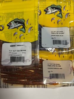 Gary Yamamoto Worm Set Cut Tail 3.5 - Thumbnail 2