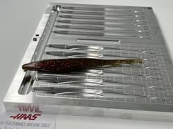 Bulk Plastic Baits - 7” Split Tail Jerkbait 6 Cavity Alu Soft Plastic Lure Mold - Thumbnail 1