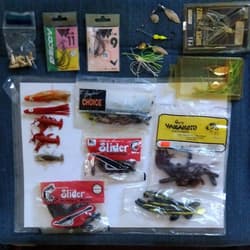 Spinnerbait, worm, glitter, squid soft lure, anchor, hook, set, season is - Thumbnail 9