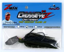 (6) Z-Man 1/2 Oz Crosseyez Chatterbait Fishing Lure Green Pumpkin CBCE12-03 New - Thumbnail 2