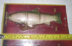 2 Ea Original Rare Castaic Baits Platinum Series 8” Soft Jointed Trout Swimbait - Thumbnail 2