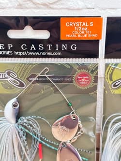 Nories Crystal S 1/2oz New 2 Set Spinnerbait - Thumbnail 2