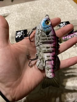 3:16 Lure Co. Swimbait 5 FS Gill Lot Of 2-(1) SS/(1)F BaitWorks Custom Color - Thumbnail 5