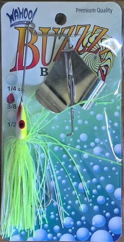 (4) Wahoo Tackle Buzzbait 3/8 oz Premium Hook Epoxy Paint Finish Topwater Action - Thumbnail 2