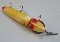Heddon MUSKY VAMP 8inch R/W 1920's Old Lure Ship From Japan - Thumbnail 5