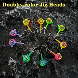 Crappie Jig Heads 40-Pack 1/16oz Swimbait Hooks for Bass Fishing - Thumbnail 4