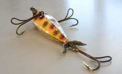 Heddon 1500 DUMMY DOUBLE 1910's Rare Minnow Wood Old Lure Free shipping - Thumbnail 8