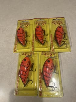 5 Pack Strike King Fire Craw Hybrid Hunter Crankbait Square Bill 1oz 1-3ft New - Thumbnail 1