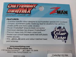 ZMan Chatterbait Mini Max 1/4oz Red Nightmare Fishing Lure - Thumbnail 5