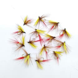 10Pcs Fly Fishing Wet Fly Assorted with Storage Box Fishing Accessories - Thumbnail 2