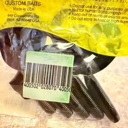 Gary YAMAMOTO 4 inch 6 inch Double Tail Grub 30pcs Worm Set, Opened, ⑩273 - Thumbnail 9