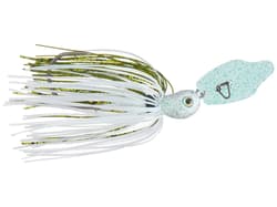 (12) Strike King 5/8 Oz Thunder Cricket Bladed Vibrating Jigs Olive Shad New - Thumbnail 2