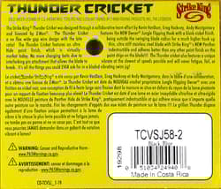 (12) Strike King 5/8 Oz Thunder Cricket Bladed Vibrating Jigs Black Blue New - Thumbnail 4