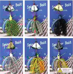 Bass Fishing Lures Kit Buzzbait Lure Large, Style A-12pcs - Thumbnail 8