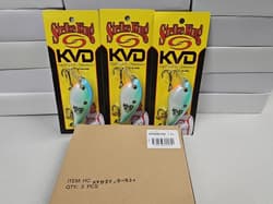 (3) Discontinued Strike King KVD 8.0 Dealer Box...Citrus Shad...NIB!!! - Thumbnail 1