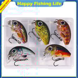 15PCS Fishing Lure Crankbait 2.8cm/2g Trolling Bait Minnow Bass Swimbait 3 Boxes - Thumbnail 4