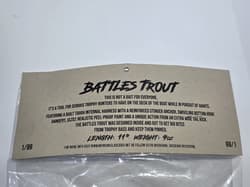 Working Class Zero RARE 11” Battles trout discontinued Swimbait By WCZ - Thumbnail 3