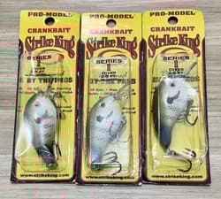 Strike King (Lot Of 3) Pro Model Series 1 Crankbaits, Bass Fishing, Brand New! - Thumbnail 10