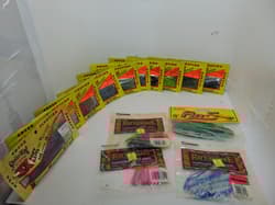 RATTLE SNAKE AND   strike king soft plastic FISHING LURES , LOT OF 14 PACKS - Thumbnail 1