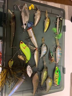 Daiwa Megabass Shimano Spinnerbait Lure Bulk Black Bass Used 30pcs - Thumbnail 1