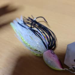 Handmade Chatterbait 1/2oz 2pcs AK Blade, Jackhammer Blade, Used - Thumbnail 3