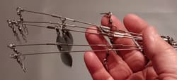 Umbrella Fishing Rig 5 Arms Alabama Rig Kit with Weedness Bait Lure Jigs - Thumbnail 2