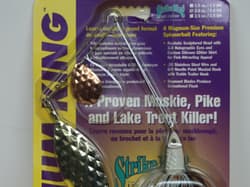 Strike King Bob Mehsikomer MAGNUM KING 2 oz HUGE! Spinnerbait White - Thumbnail 3