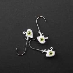 Alabama Rig (A-Rig) Fishing Lures Kit – 2 Rigs, 10 Jig Heads & White Jigs - Thumbnail 6