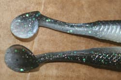 3.5" Swim Minnow Eufaula Special Paddle Tail Swimbait Trailer for A Rig 50 pack  - Thumbnail 2