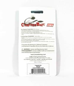 Zman Chatterbait Mini 1/4 oz Sinking Lure Shad Blue Glimmer (0204) - Thumbnail 2