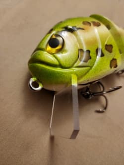 Lanciotti Lures 3pc Psycho Gill Swimbait Painted By Illude Bait Co. - Thumbnail 7