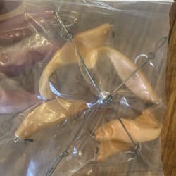 7” Umbrella Rig 4 Arm With 4” Shad (5)  Pearl Shim New In Package McKala Fishing - Thumbnail 5