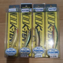 un, wooden Tackle House K-TEN saltwater MKF105, set of 4. Saltwater lures, - Thumbnail 1