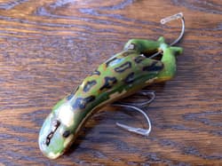 Shipping Included Old Heddon Rooney Frog Lure - Thumbnail 1