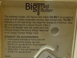 RARE ~ Vintage Stanley Big T  Titanium 1 1/2 oz Spinnerbait ~ NIP - Thumbnail 5