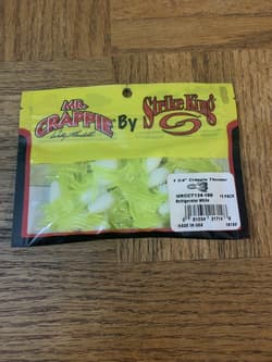 Mr. Crappie Strike King 1.75 IN Crappie Thunder Refrigerator White - Thumbnail 1