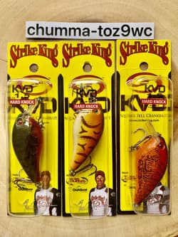 KVD1.5 (Lot Of 3) “Hard Knock” Square-bill Crankbaits, Strike King, Bass, NWT! - Thumbnail 3