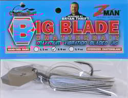 (Ct of 2) Z-Man Big Blade Chatterbait 5/8 oz Provides Maximum Thump & Vibration - Thumbnail 2