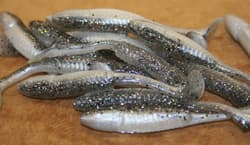 3.5" Swim Minnow Magic Shad Paddle Tail Swimbait Trailer for A Rig 50 pack  - Thumbnail 3