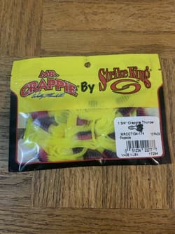 Mr. Crappie Strike King 1.75 IN Crappie Thunder Popsicle-Brand New-SHIPS N 24 HR - Thumbnail 1