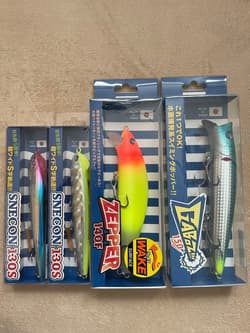 Same-day shipping Seabass lure lucky bag 27 items Blue Blue Megabass Jumprize - Thumbnail 4