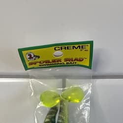 Creme Spoiler Shad 3" Swimbait FireTiger 2pk. - Thumbnail 2