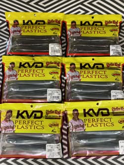 (6 Packs) Strike King Swim-N-Shiner Various Colors 5 Inch Swimbait Lures - Thumbnail 1